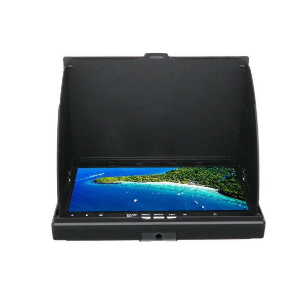 Original LCD5802D 7-Zoll-Monitor 800*480 Auflösung 5.8G 40CH Mit integriertem DVR-Akku für Video-Multikopter-RC-FPV-Teile